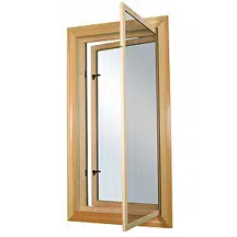 Windows: wooden-double-glazed